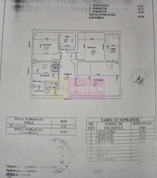 Vanzare apartament in zona Decebal- Calarasilor, metrou magistrala M2